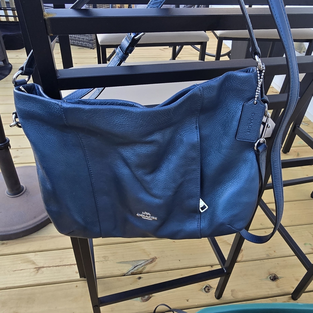 Coach Blue Leather Women's Bag